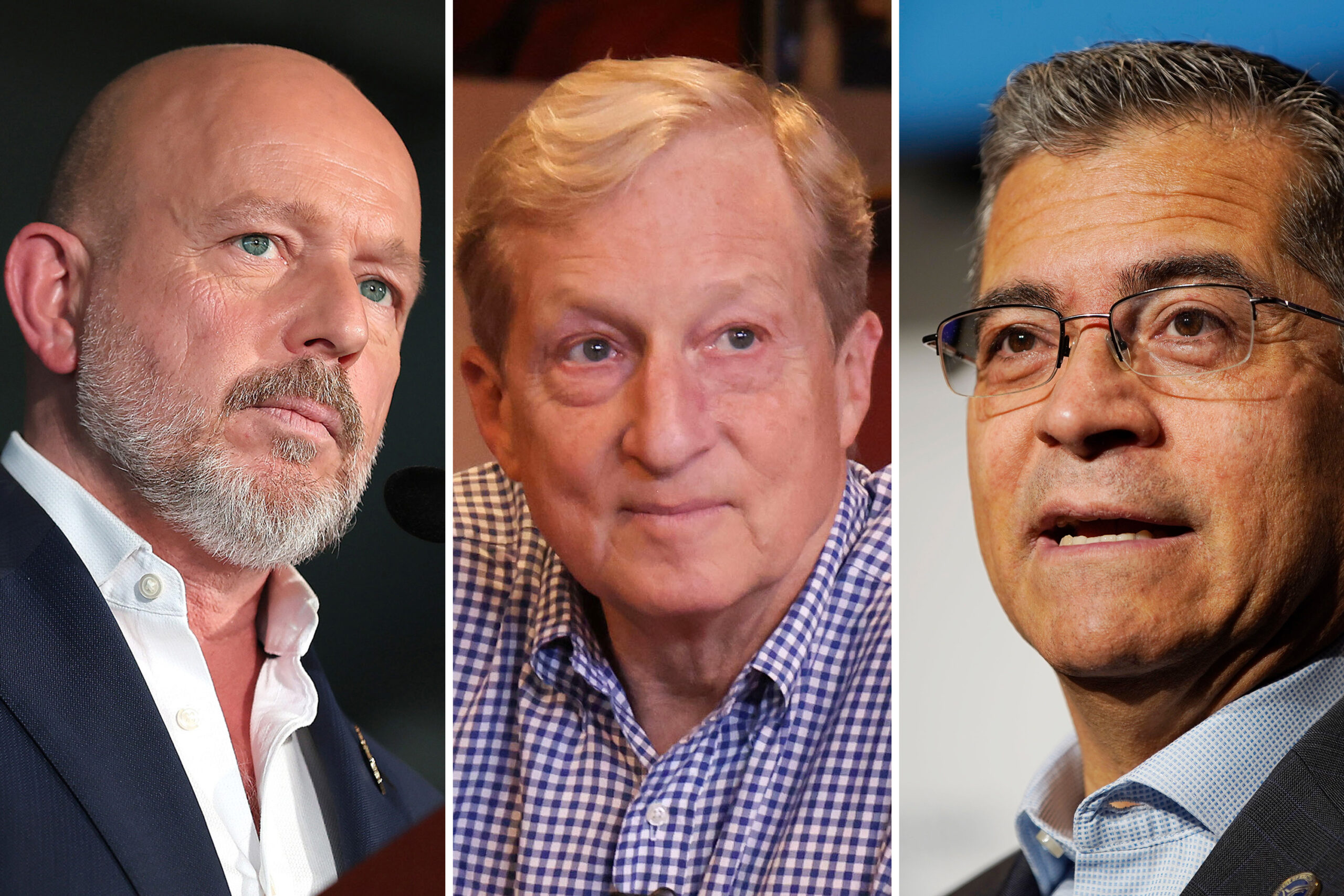 Becerra leads governor’s race, with Hilton and Steyer in tight contest for second spot, poll finds