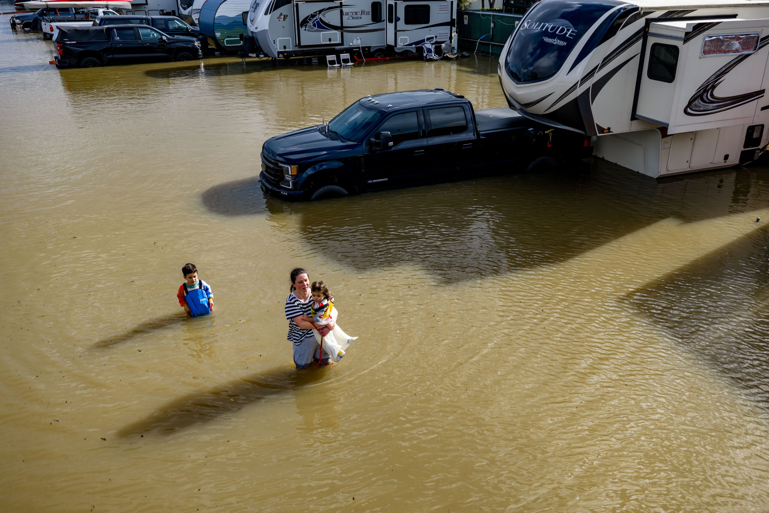 Climate change is making once-rare coastal floods more likely, study says