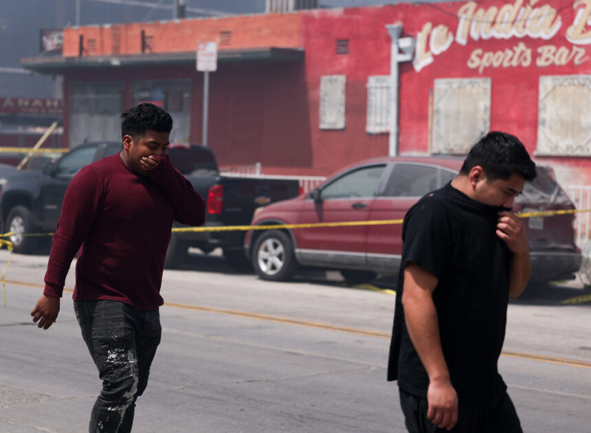 Health concerns mount as Boyle Heights warehouse fire stretches into a week