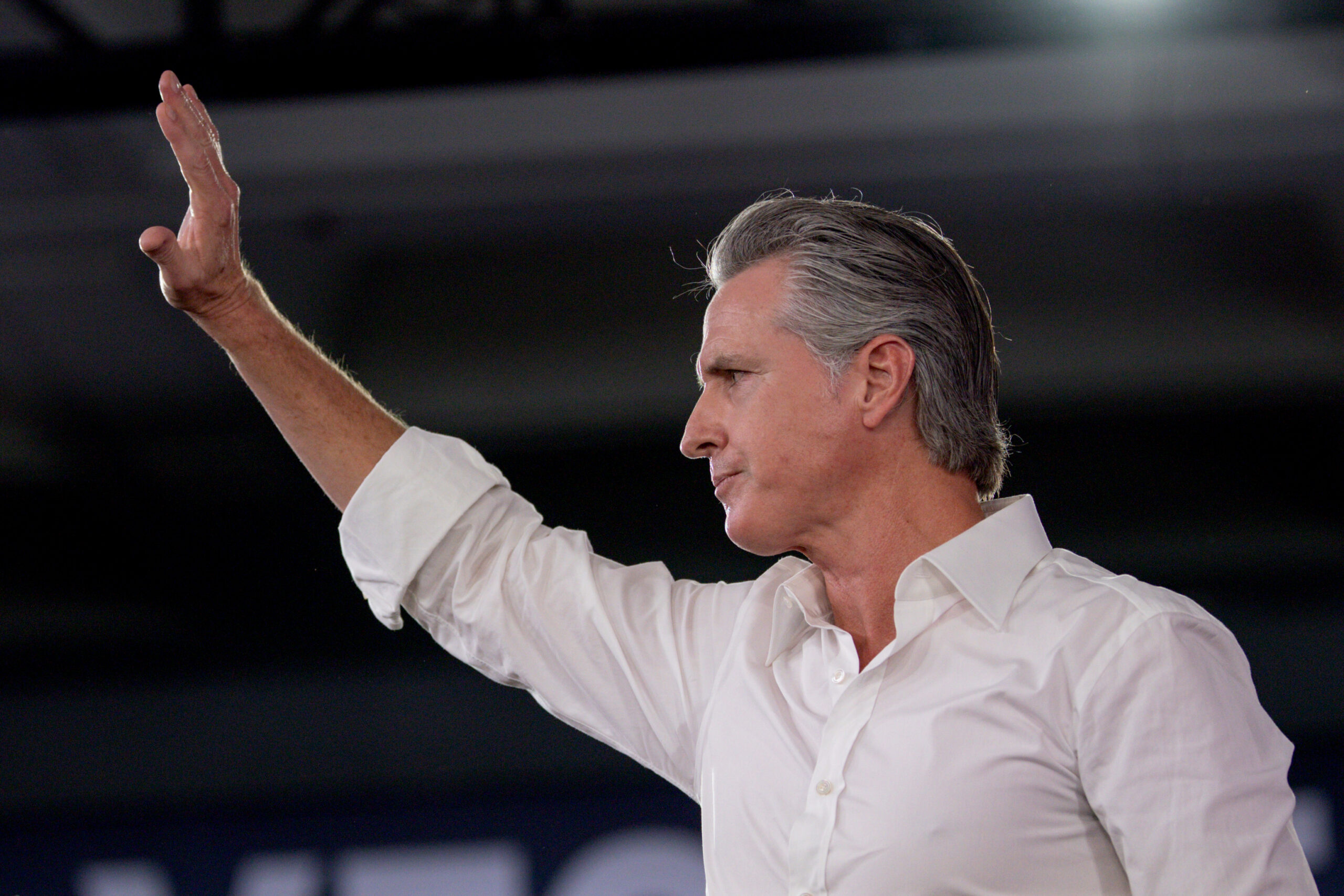 Sensing political opportunity, Newsom touts investigation he says is Trump’s doing