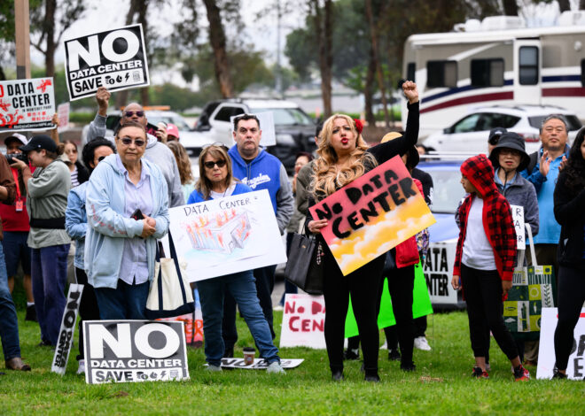 Newsom’s stance on controversial data centers about to be tested. Again.