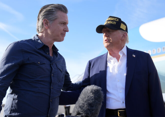 Trump set to visit L.A. for fundraiser. Attacking Newsom is on the agenda