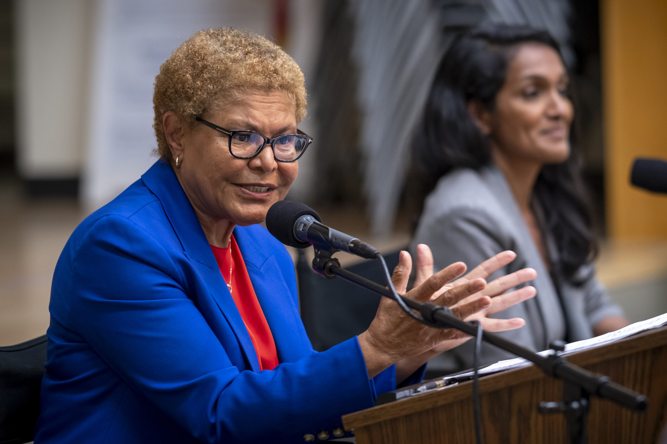 L.A. Mayor Karen Bass lost last night’s debate against Nithya Raman. Badly
