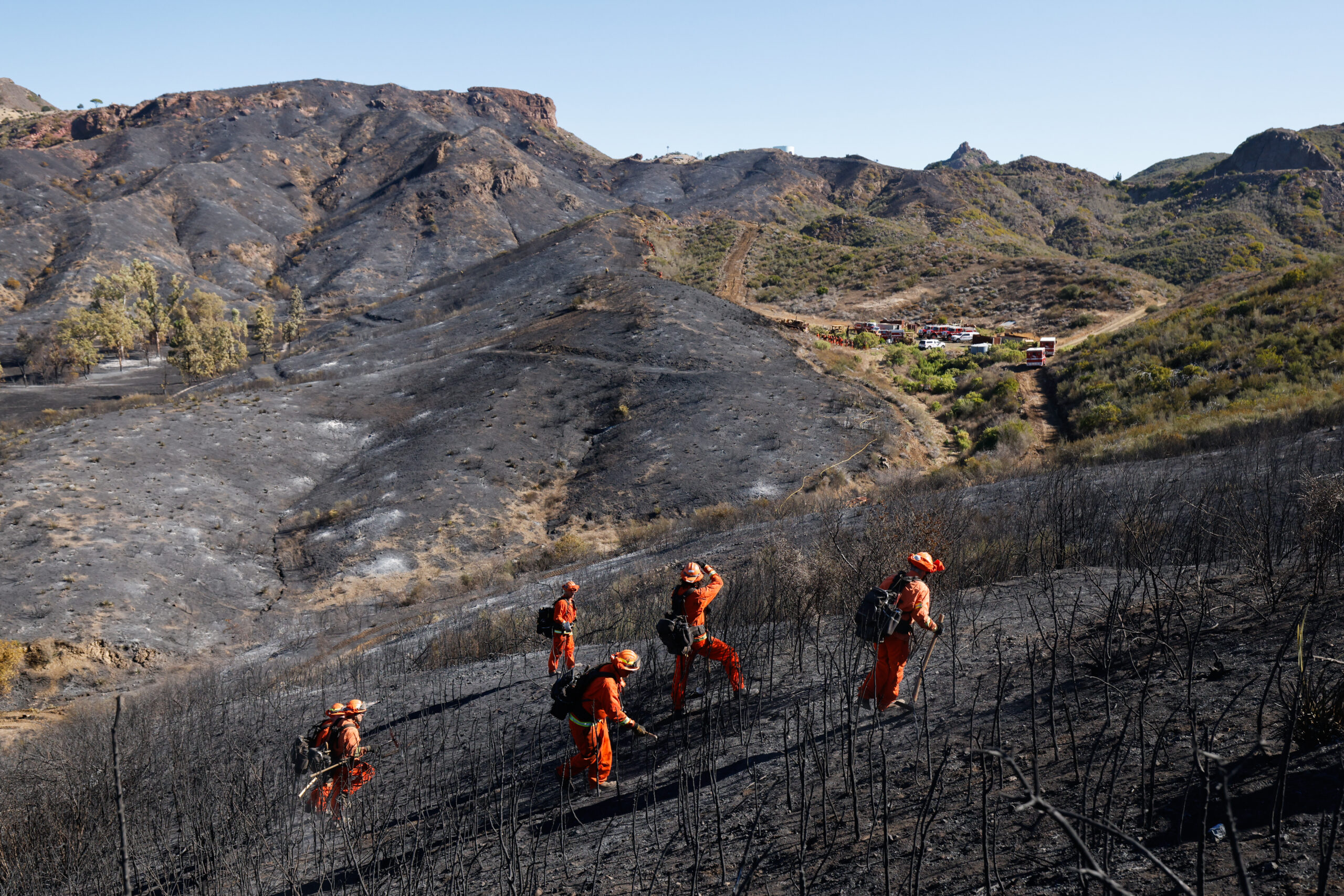 Just 8 years after Woolsey, a new fire ignites in its scar — too soon for both residents and plants